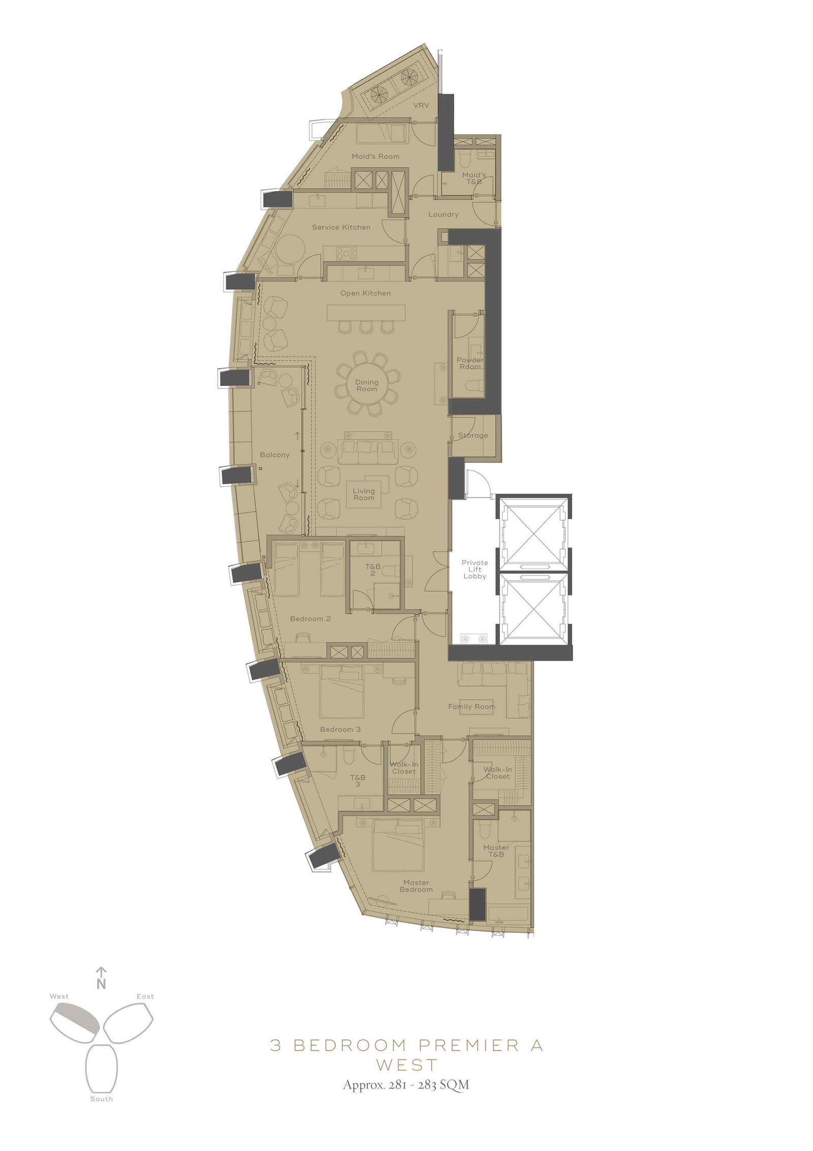 3BR Premier A West